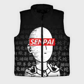 Мужской жилет утепленный 3D с принтом SENPAI ONE PUNCH MAN в городе Новоалтайск,  |  | one punch man | onepunchman | oppai | saitama | ван панч мен | ванпанчмен | макото миядзаки | сайтама | человек один удар