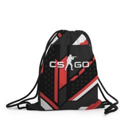 Рюкзак-мешок 3D с принтом CS:GO CYREX в городе Новоалтайск, 100% полиэстер | плотность ткани — 200 г/м2, размер — 35 х 45 см; лямки — толстые шнурки, застежка на шнуровке, без карманов и подкладки | conter | counter | cs go | csgo | cyrex | global | offensive | strike | контер | кс го | ксго | страйк