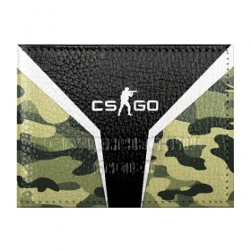 Обложка для студенческого билета с принтом CS:GO Camouflage в городе Новоалтайск, натуральная кожа | Размер: 11*8 см; Печать на всей внешней стороне | conter | counter | cs go | csgo | global | offensive | strike | контер | кс го | ксго | страйк