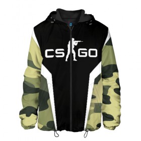Мужская куртка 3D с принтом CS:GO Camouflage в городе Новоалтайск, ткань верха — 100% полиэстер, подклад — флис | прямой крой, подол и капюшон оформлены резинкой с фиксаторами, два кармана без застежек по бокам, один большой потайной карман на груди. Карман на груди застегивается на липучку | conter | counter | cs go | csgo | global | offensive | strike | контер | кс го | ксго | страйк