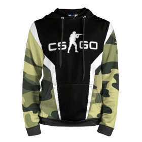 Мужская толстовка 3D с принтом CS:GO Camouflage в городе Новоалтайск, 100% полиэстер | двухслойный капюшон со шнурком для регулировки, мягкие манжеты на рукавах и по низу толстовки, спереди карман-кенгуру с мягким внутренним слоем. | conter | counter | cs go | csgo | global | offensive | strike | контер | кс го | ксго | страйк