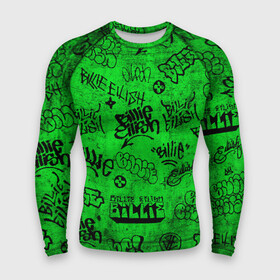 Мужской рашгард 3D с принтом Billie Eilish Graffiti Grunge в городе Новоалтайск,  |  | billie | eilish | graffiti | grunge | айлиш | билли | граффити | татуировки