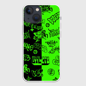 Чехол для iPhone 13 mini с принтом Billie Eilish Graffiti two col в городе Новоалтайск,  |  | billie | eilish | gradient | graffiti | айлиш | билли | граффити | татуировки