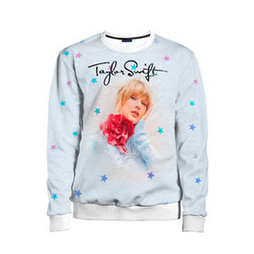 Детский свитшот 3D с принтом Taylor Swift в городе Новоалтайск, 100% полиэстер | свободная посадка, прямой крой, мягкая тканевая резинка на рукавах и понизу свитшота | Тематика изображения на принте: lover | taylor swift | taylor swift lover | тэйлор свифт