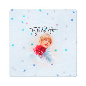 Магнит виниловый Квадрат с принтом Taylor Swift в городе Новоалтайск, полимерный материал с магнитным слоем | размер 9*9 см, закругленные углы | Тематика изображения на принте: lover | taylor swift | taylor swift lover | тэйлор свифт