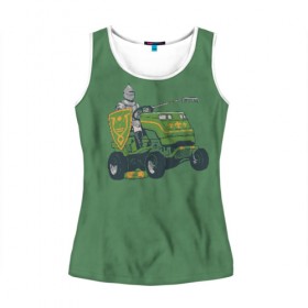 Женская майка 3D с принтом Нетипичный рыцарь в городе Новоалтайск, 100% полиэстер | круглая горловина, прямой силуэт, длина до линии бедра | 