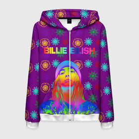 Мужская толстовка 3D на молнии с принтом billie eilish в городе Новоалтайск, 100% полиэстер | длина до линии бедра, манжеты и пояс оформлены мягкой тканевой резинкой, двухслойный капюшон со шнурком для регулировки, спереди молния, по бокам два кармана | billie | billie eilish | eilish | pop | айлиш | билли | инди поп | поп