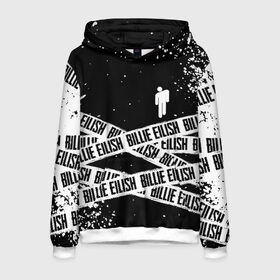 Мужская толстовка 3D с принтом BILLIE EILISH в городе Новоалтайск, 100% полиэстер | двухслойный капюшон со шнурком для регулировки, мягкие манжеты на рукавах и по низу толстовки, спереди карман-кенгуру с мягким внутренним слоем. | be | billie | billie eilish | билли | билли айлиш