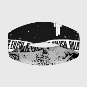 Повязка на голову 3D с принтом BILLIE EILISH в городе Новоалтайск,  |  | be | billie | billie eilish | билли | билли айлиш