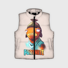 Детский жилет утепленный 3D с принтом КАРАСЬ FORTNITE в городе Новоалтайск,  |  | 10 | battle | fort | fortnite | royale | season | season x | битва | карась | королевская | сезон x | форт | фортнайт