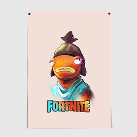 Постер с принтом КАРАСЬ FORTNITE в городе Новоалтайск, 100% бумага
 | бумага, плотность 150 мг. Матовая, но за счет высокого коэффициента гладкости имеет небольшой блеск и дает на свету блики, но в отличии от глянцевой бумаги не покрыта лаком | 10 | battle | fort | fortnite | royale | season | season x | битва | карась | королевская | сезон x | форт | фортнайт