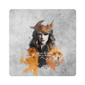 Магнит виниловый Квадрат с принтом Taylor and fox в городе Новоалтайск, полимерный материал с магнитным слоем | размер 9*9 см, закругленные углы | Тематика изображения на принте: lover | me | new album | reputation | swift | taylor | taylor swift | музыка | новый альбом | свифт | тей | тейлор | тейлор свифт