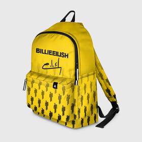 Рюкзак 3D с принтом BILLIE EILISH (автограф) в городе Новоалтайск, 100% полиэстер | лямки с регулируемой длиной, сверху петелька, чтобы рюкзак можно было повесить на вешалку. Основное отделение закрывается на молнию, как и внешний карман. Внутри два дополнительных кармана, один из которых закрывается на молнию. По бокам два дополнительных кармашка | be | billie | billie eilish | билли | билли айлиш