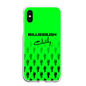 Чехол для iPhone XS Max матовый с принтом BILLIE EILISH (автограф) в городе Новоалтайск, Силикон | Область печати: задняя сторона чехла, без боковых панелей | be | billie | billie eilish | билли | билли айлиш