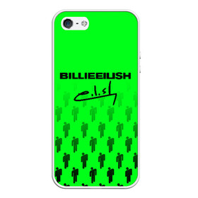 Чехол для iPhone 5/5S матовый с принтом BILLIE EILISH (автограф) в городе Новоалтайск, Силикон | Область печати: задняя сторона чехла, без боковых панелей | be | billie | billie eilish | билли | билли айлиш