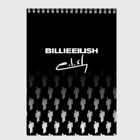 Скетчбук с принтом BILLIE EILISH (автограф) в городе Новоалтайск, 100% бумага
 | 48 листов, плотность листов — 100 г/м2, плотность картонной обложки — 250 г/м2. Листы скреплены сверху удобной пружинной спиралью | be | billie | billie eilish | билли | билли айлиш