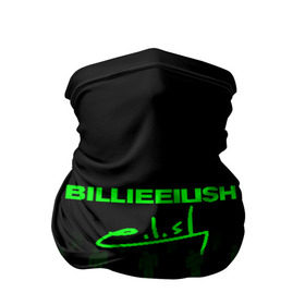 Бандана-труба 3D с принтом BILLIE EILISH (автограф) в городе Новоалтайск, 100% полиэстер, ткань с особыми свойствами — Activecool | плотность 150‒180 г/м2; хорошо тянется, но сохраняет форму | be | billie | billie eilish | билли | билли айлиш