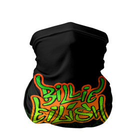 Бандана-труба 3D с принтом BILLIE EILISH в городе Новоалтайск, 100% полиэстер, ткань с особыми свойствами — Activecool | плотность 150‒180 г/м2; хорошо тянется, но сохраняет форму | be | billie | billie eilish | билли | билли айлиш