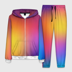 Мужской костюм 3D с принтом Abstract gradient colors в городе Новоалтайск, 100% полиэстер | Манжеты и пояс оформлены тканевой резинкой, двухслойный капюшон со шнурком для регулировки, карманы спереди | abstract | colors | gradient | абстракция | градиент | перелив | цвет | цветовой
