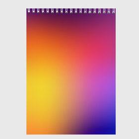 Скетчбук с принтом Abstract gradient colors в городе Новоалтайск, 100% бумага
 | 48 листов, плотность листов — 100 г/м2, плотность картонной обложки — 250 г/м2. Листы скреплены сверху удобной пружинной спиралью | Тематика изображения на принте: abstract | colors | gradient | абстракция | градиент | перелив | цвет | цветовой