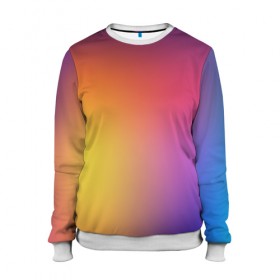 Женский свитшот 3D с принтом Abstract gradient colors в городе Новоалтайск, 100% полиэстер с мягким внутренним слоем | круглый вырез горловины, мягкая резинка на манжетах и поясе, свободная посадка по фигуре | abstract | colors | gradient | абстракция | градиент | перелив | цвет | цветовой