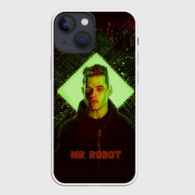 Чехол для iPhone 13 mini с принтом Мистер Робот в городе Новоалтайск,  |  | Тематика изображения на принте: mr. robot | мистер робот | сериал | фильм | хакер | элиот | эллиот