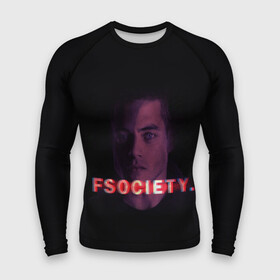 Мужской рашгард 3D с принтом Мистер Робот в городе Новоалтайск,  |  | mr. robot | мистер робот | сериал | фильм | хакер | элиот | эллиот