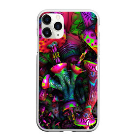 Чехол для iPhone 11 Pro матовый с принтом ПСИХОДЕЛИКА в городе Новоалтайск, Силикон |  | abstract | abstraction | color | geometry | paitnt | psy | абстракция | геометрия | краски | неоновые | психоделика