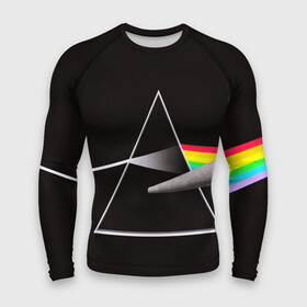 Мужской рашгард 3D с принтом PINK FLOYD в городе Новоалтайск,  |  | Тематика изображения на принте: music | pink floyd | the dark side of the moon | космос | луна | музыка | пинк флойд | призма | рок | треугольник | триангулярная призма