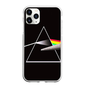 Чехол для iPhone 11 Pro матовый с принтом PINK FLOYD в городе Новоалтайск, Силикон |  | Тематика изображения на принте: music | pink floyd | the dark side of the moon | космос | луна | музыка | пинк флойд | призма | рок | треугольник | триангулярная призма