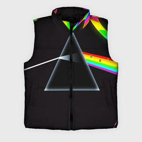 Мужской жилет утепленный 3D с принтом PINK FLOYD в городе Новоалтайск,  |  | music | pink floyd | the dark side of the moon | космос | луна | музыка | пинк флойд | призма | рок | треугольник | триангулярная призма