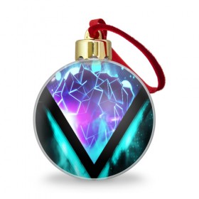 Ёлочный шар с принтом NEON GEOMETRY в городе Новоалтайск, Пластик | Диаметр: 77 мм | abstract | abstraction | color | geometry | paitnt | psy | абстракция | геометрия | краски | неоновые | психоделика