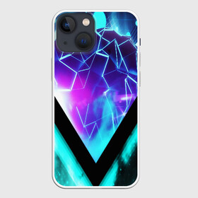 Чехол для iPhone 13 mini с принтом NEON GEOMETRY в городе Новоалтайск,  |  | abstract | abstraction | color | geometry | paitnt | psy | абстракция | геометрия | краски | неоновые | психоделика