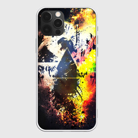 Чехол для iPhone 12 Pro Max с принтом PINK FLOYD в городе Новоалтайск, Силикон |  | Тематика изображения на принте: music | pink floyd | the dark side of the moon | космос | луна | музыка | пинк флойд | призма | рок | треугольник | триангулярная призма
