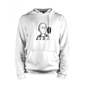 Мужская толстовка с принтом ONE-PUNCH MAN - OK в городе Новоалтайск, френч-терри, мягкий теплый начес внутри (100% хлопок) | карман-кенгуру, эластичные манжеты и нижняя кромка, капюшон с подкладом и шнурком | one punch man | onepunchman | oppai | saitama | ван панч мен | ванпанчмен | макото миядзаки | сайтама | человек один удар