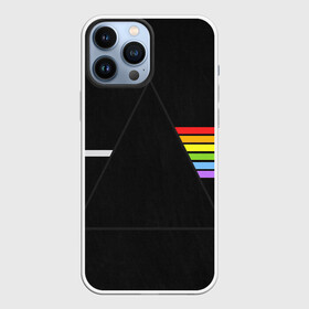 Чехол для iPhone 13 Pro Max с принтом PINK FLOYD в городе Новоалтайск,  |  | Тематика изображения на принте: music | pink floyd | the dark side of the moon | космос | луна | музыка | пинк флойд | призма | рок | треугольник | триангулярная призма