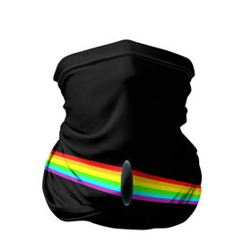 Бандана-труба 3D с принтом PINK FLOYD в городе Новоалтайск, 100% полиэстер, ткань с особыми свойствами — Activecool | плотность 150‒180 г/м2; хорошо тянется, но сохраняет форму | music | pink floyd | the dark side of the moon | космос | луна | музыка | пинк флойд | призма | рок | треугольник | триангулярная призма