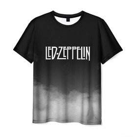 Мужская футболка 3D с принтом LED ZEPPELIN в городе Новоалтайск, 100% полиэфир | прямой крой, круглый вырез горловины, длина до линии бедер | led zeppelin | джимми пейдж | лед зеппелин