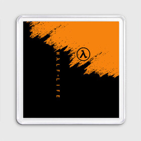 Магнит 55*55 с принтом HALF-LIFE | ХАЛФ-ЛАЙФ в городе Новоалтайск, Пластик | Размер: 65*65 мм; Размер печати: 55*55 мм | Тематика изображения на принте: aperture laboratories | black mesa | gordon freeman | half life | half life 3 | valve | блэк меса | вэлв | гордон фриман | халф лайф