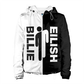 Женская куртка 3D с принтом BILLIE EILISH в городе Новоалтайск, ткань верха — 100% полиэстер, подклад — флис | прямой крой, подол и капюшон оформлены резинкой с фиксаторами, два кармана без застежек по бокам, один большой потайной карман на груди. Карман на груди застегивается на липучку | ayelish | bad guy | bellyache | bilie eilish | bilie elish | billie | billie eilish | eilish | electronic | elish | music | били айлиш | билли айлиш | эйлиш | элиш