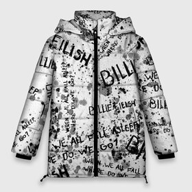 Женская зимняя куртка 3D с принтом BILLIE EILISH - Where Do We Go в городе Новоалтайск, верх — 100% полиэстер; подкладка — 100% полиэстер; утеплитель — 100% полиэстер | длина ниже бедра, силуэт Оверсайз. Есть воротник-стойка, отстегивающийся капюшон и ветрозащитная планка. 

Боковые карманы с листочкой на кнопках и внутренний карман на молнии | all | asleep | bad | bellyache | billie | blohsh | dont | eilish | eyes | fall | guy | logo | music | ocean | singer | smile | when | айлиш | били | билли | бэрд | лого | музыка | пайрат | певица | символ | эйлиш