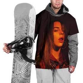 Накидка на куртку 3D с принтом BILLIE EILISH в городе Новоалтайск, 100% полиэстер |  | all | asleep | bad | bellyache | billie | blohsh | dont | eilish | eyes | fall | guy | logo | music | ocean | singer | smile | when | айлиш | били | билли | бэрд | лого | музыка | пайрат | певица | символ | эйлиш