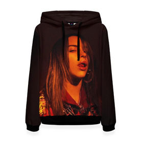 Женская толстовка 3D с принтом BILLIE EILISH в городе Новоалтайск, 100% полиэстер  | двухслойный капюшон со шнурком для регулировки, мягкие манжеты на рукавах и по низу толстовки, спереди карман-кенгуру с мягким внутренним слоем. | all | asleep | bad | bellyache | billie | blohsh | dont | eilish | eyes | fall | guy | logo | music | ocean | singer | smile | when | айлиш | били | билли | бэрд | лого | музыка | пайрат | певица | символ | эйлиш