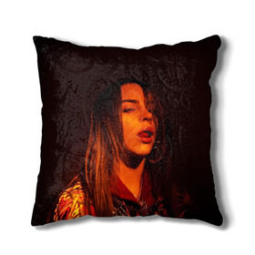 Подушка 3D с принтом BILLIE EILISH в городе Новоалтайск, наволочка – 100% полиэстер, наполнитель – холлофайбер (легкий наполнитель, не вызывает аллергию). | состоит из подушки и наволочки. Наволочка на молнии, легко снимается для стирки | all | asleep | bad | bellyache | billie | blohsh | dont | eilish | eyes | fall | guy | logo | music | ocean | singer | smile | when | айлиш | били | билли | бэрд | лого | музыка | пайрат | певица | символ | эйлиш