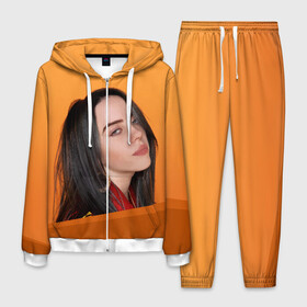 Мужской костюм 3D с принтом BILLIE EILISH в городе Новоалтайск, 100% полиэстер | Манжеты и пояс оформлены тканевой резинкой, двухслойный капюшон со шнурком для регулировки, карманы спереди | all | asleep | bad | bellyache | billie | blohsh | dont | eilish | eyes | fall | guy | logo | music | ocean | singer | smile | when | айлиш | били | билли | бэрд | лого | музыка | пайрат | певица | символ | эйлиш