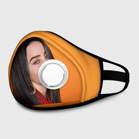 Маска из неопрена с принтом BILLIE EILISH в городе Новоалтайск, неопрен 100% | Форма огибающая нос. Резинки для ушей с дополнительной резинкой на затылке. Клапан для выдоха для активного дыхания при занятиях спортом. Эластичный материал маски и окантовки для лучшего растяжения и прилегания маски.  | all | asleep | bad | bellyache | billie | blohsh | dont | eilish | eyes | fall | guy | logo | music | ocean | singer | smile | when | айлиш | били | билли | бэрд | лого | музыка | пайрат | певица | символ | эйлиш