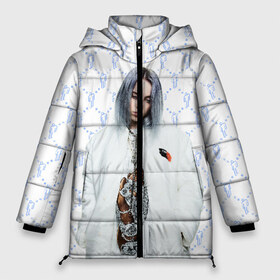 Женская зимняя куртка 3D с принтом BILLIE EILISH в городе Новоалтайск, верх — 100% полиэстер; подкладка — 100% полиэстер; утеплитель — 100% полиэстер | длина ниже бедра, силуэт Оверсайз. Есть воротник-стойка, отстегивающийся капюшон и ветрозащитная планка. 

Боковые карманы с листочкой на кнопках и внутренний карман на молнии | all | asleep | bad | bellyache | billie | blohsh | dont | eilish | eyes | fall | guy | logo | music | ocean | singer | smile | when | айлиш | били | билли | бэрд | лого | музыка | пайрат | певица | символ | эйлиш
