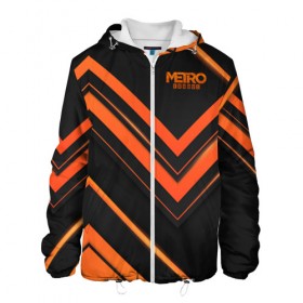 Мужская куртка 3D с принтом Metro Exodus в городе Новоалтайск, ткань верха — 100% полиэстер, подклад — флис | прямой крой, подол и капюшон оформлены резинкой с фиксаторами, два кармана без застежек по бокам, один большой потайной карман на груди. Карман на груди застегивается на липучку | Тематика изображения на принте: 2033 | 2035 | dlc | exodus | horror | last | light | metro | redux | survival | артем | игры | исход | спарта | стелс | шутер | эксодус | экшен