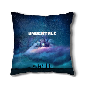 Подушка 3D с принтом UNDERTALE в городе Новоалтайск, наволочка – 100% полиэстер, наполнитель – холлофайбер (легкий наполнитель, не вызывает аллергию). | состоит из подушки и наволочки. Наволочка на молнии, легко снимается для стирки | asriel dreemurr | chara | frisk | sans | undertale | азриэль дримурр | андертейл | андрайн | гастер | замок азгора | меттатон | санс | фриск | чара