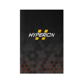 Обложка для паспорта матовая кожа с принтом BORDERLANDS 3 - HYPERION в городе Новоалтайск, натуральная матовая кожа | размер 19,3 х 13,7 см; прозрачные пластиковые крепления | borderlands | borderlands 3 | hyperion | бордерлендс | гиперион